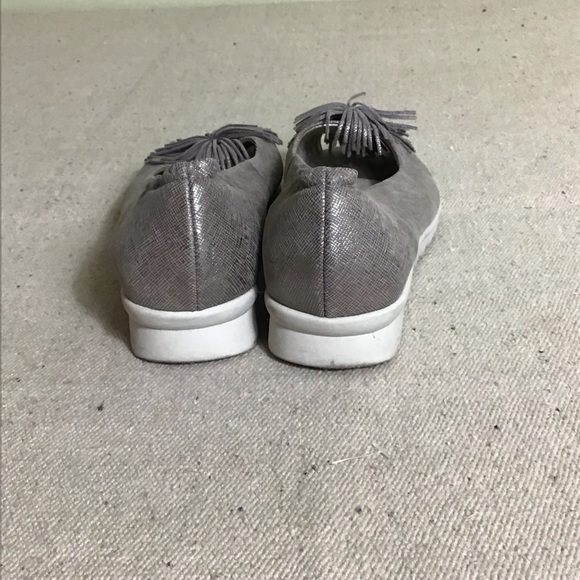 The Flexx Gold open toe Pom Pom  low Wedge comfort Shoes Women Size 6 - Picture 4 of 8